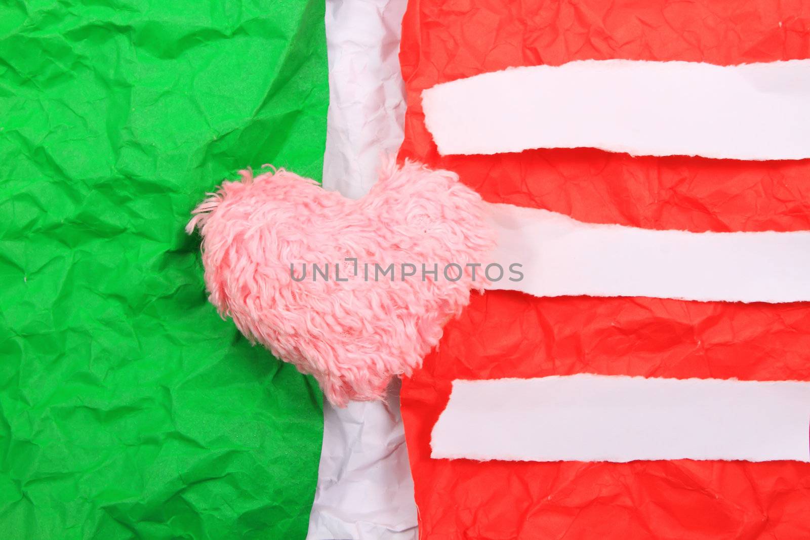Creative simple background on Valentine' s Day  by rufous