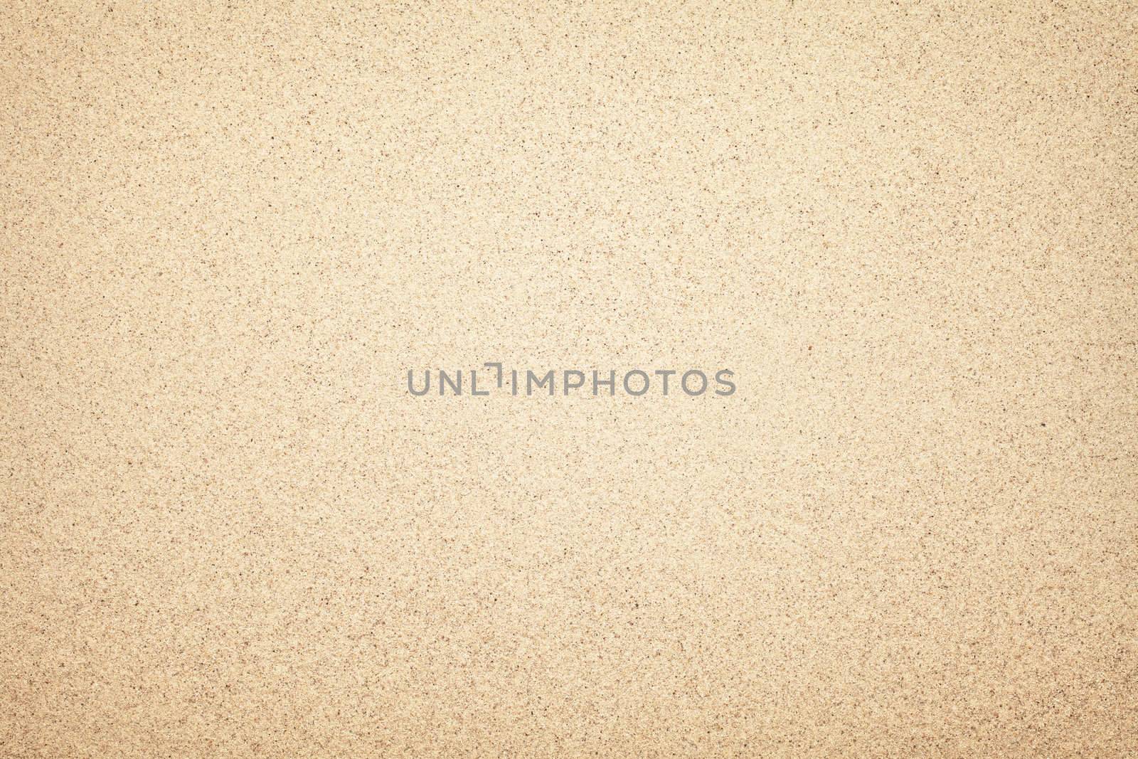 Sandy background. Beach texture for background. Top view 