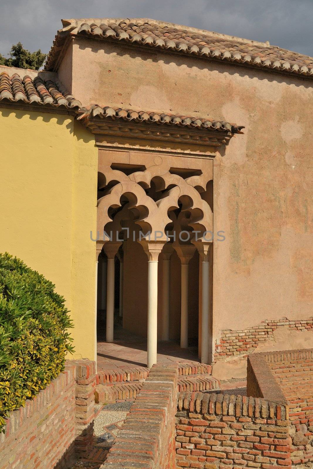 acazaba castle was built by Arabs in the mountains of Malaga