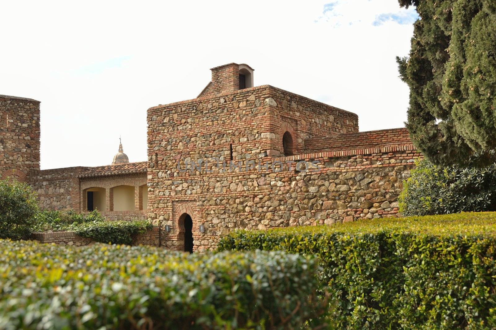 acazaba castle was built by Arabs in the mountains of Malaga