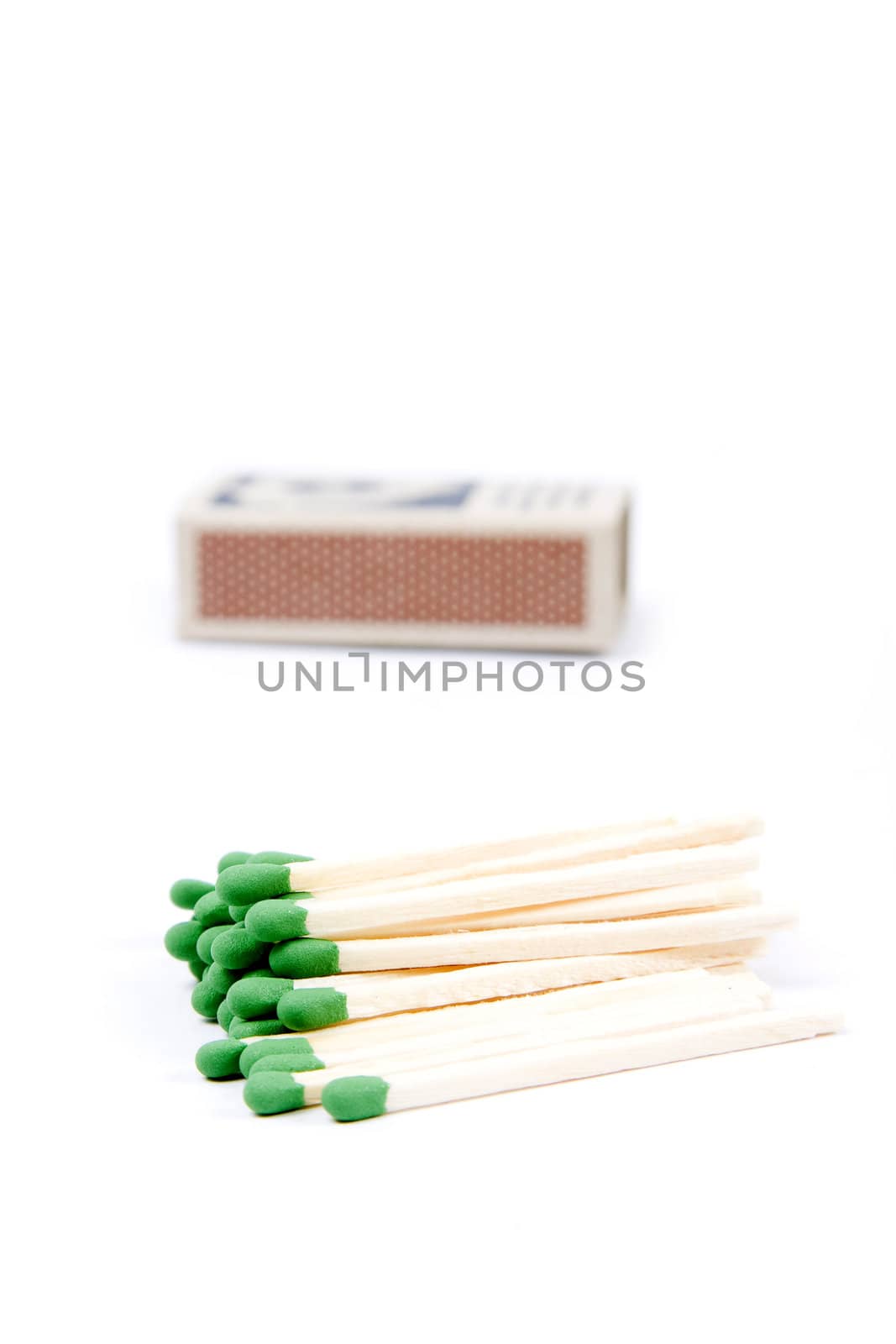 Matches isolated on a white background