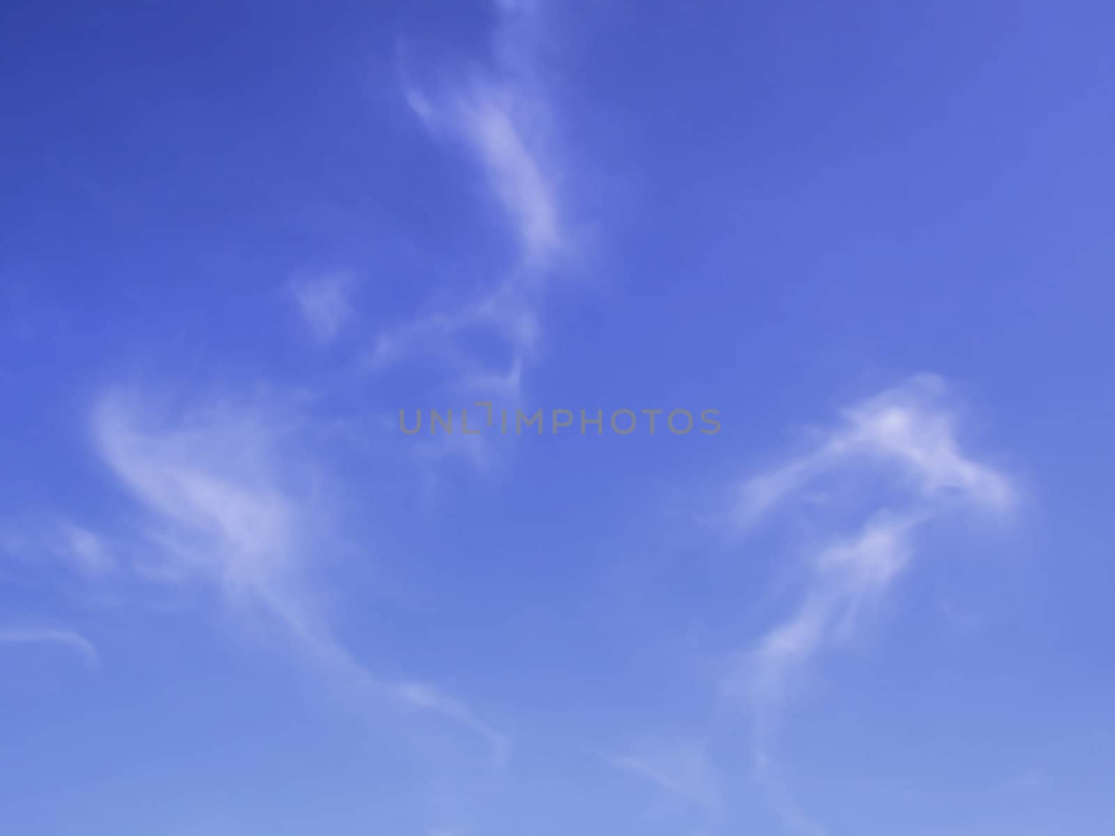 smooth and soft clouds on blue sky.
