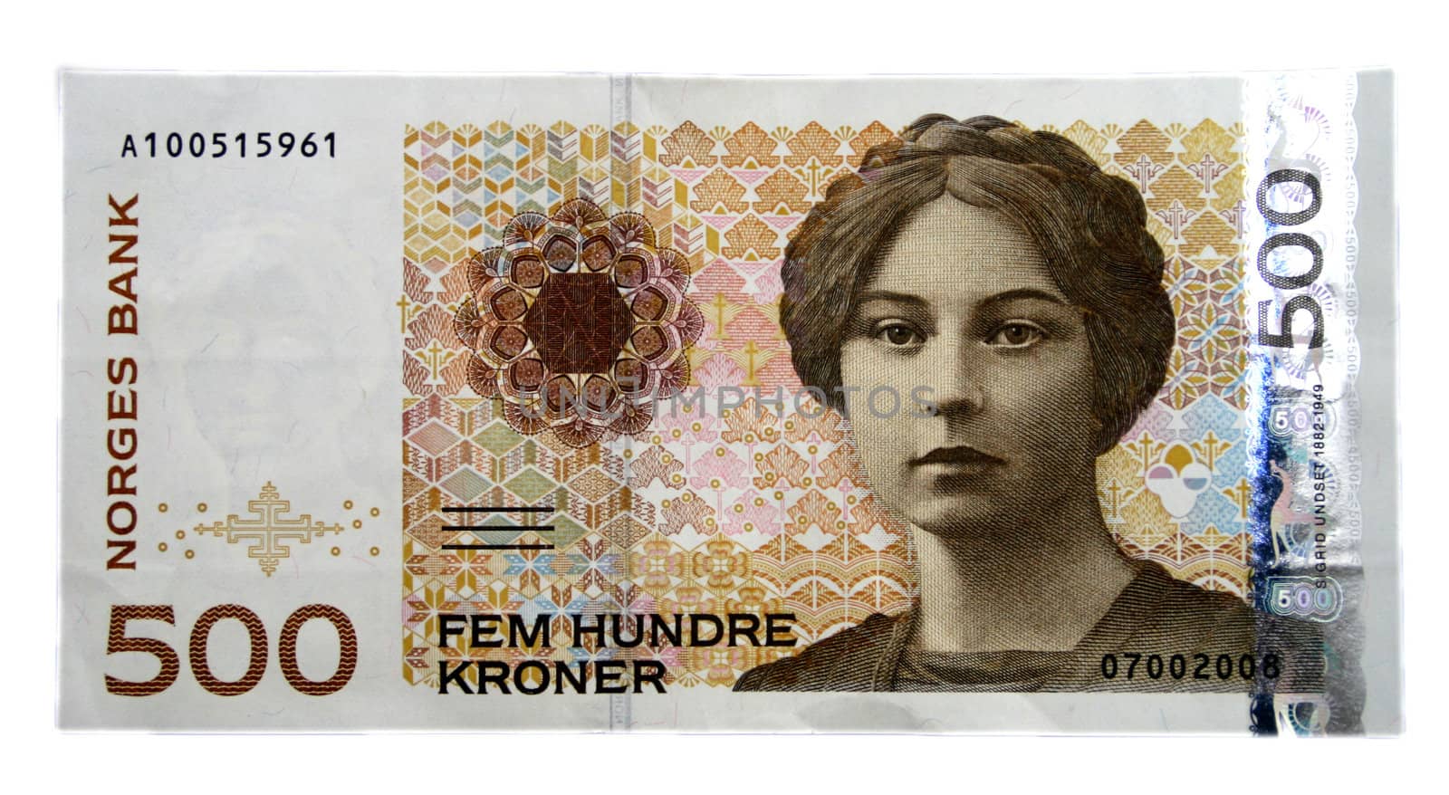 Norwegian money, 500 kroner