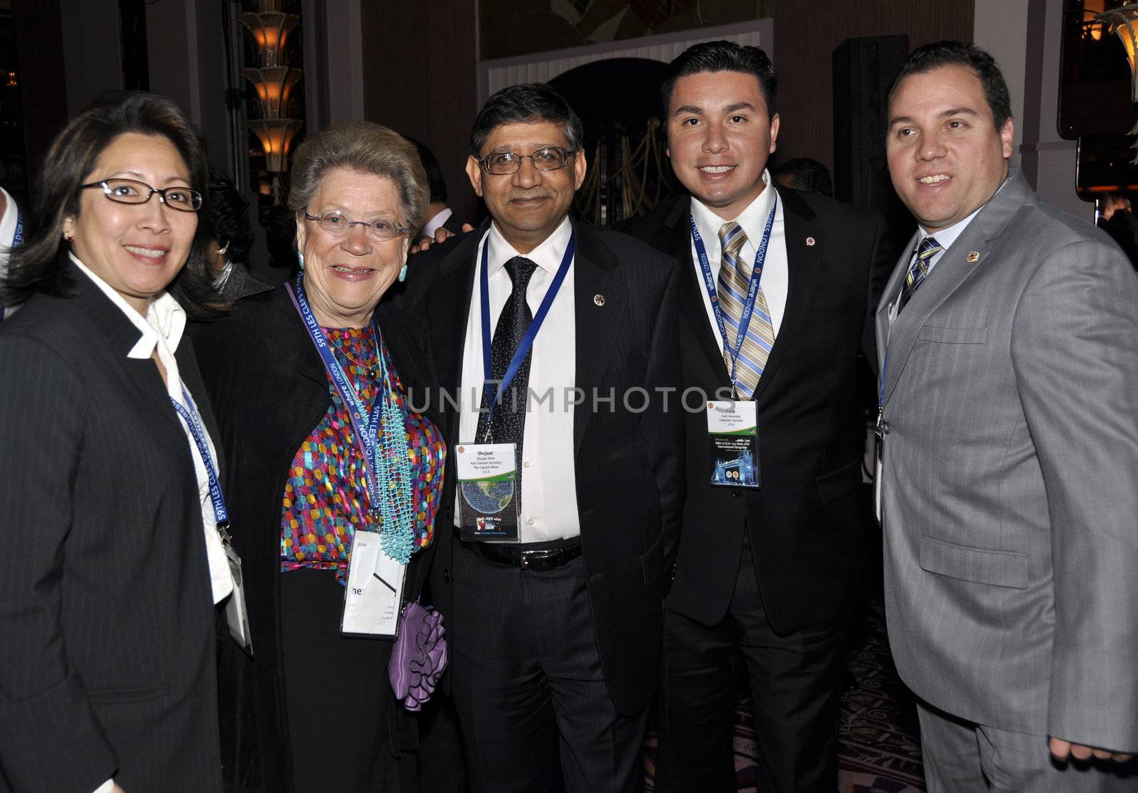 London - UK, January 30, 2012: 59th UICH les Clefs d'Or International Congress at the Sheraton Park Lane