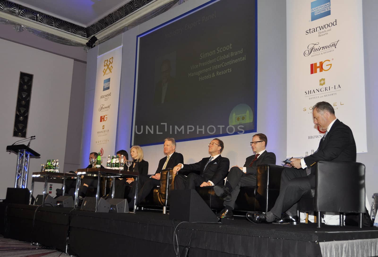 London - UK, January 30, 2012: 59th UICH les Clefs d'Or International Congress at the Sheraton Park Lane