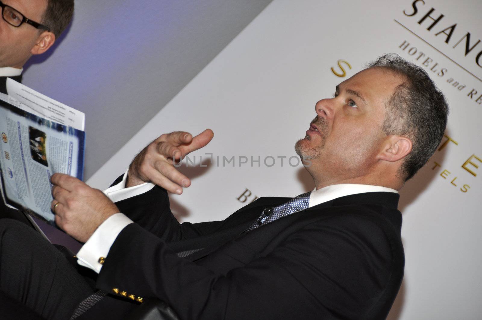 London - UK, January 30, 2012: 59th UICH les Clefs d'Or International Congress at the Sheraton Park Lane