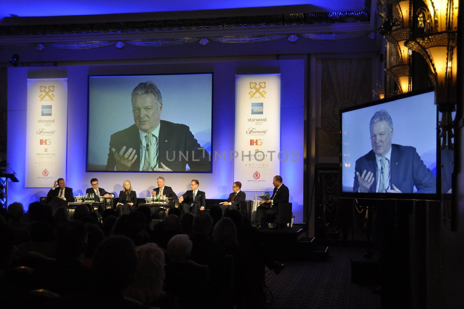 London - UK, January 30, 2012: 59th UICH les Clefs d'Or International Congress at the Sheraton Park Lane