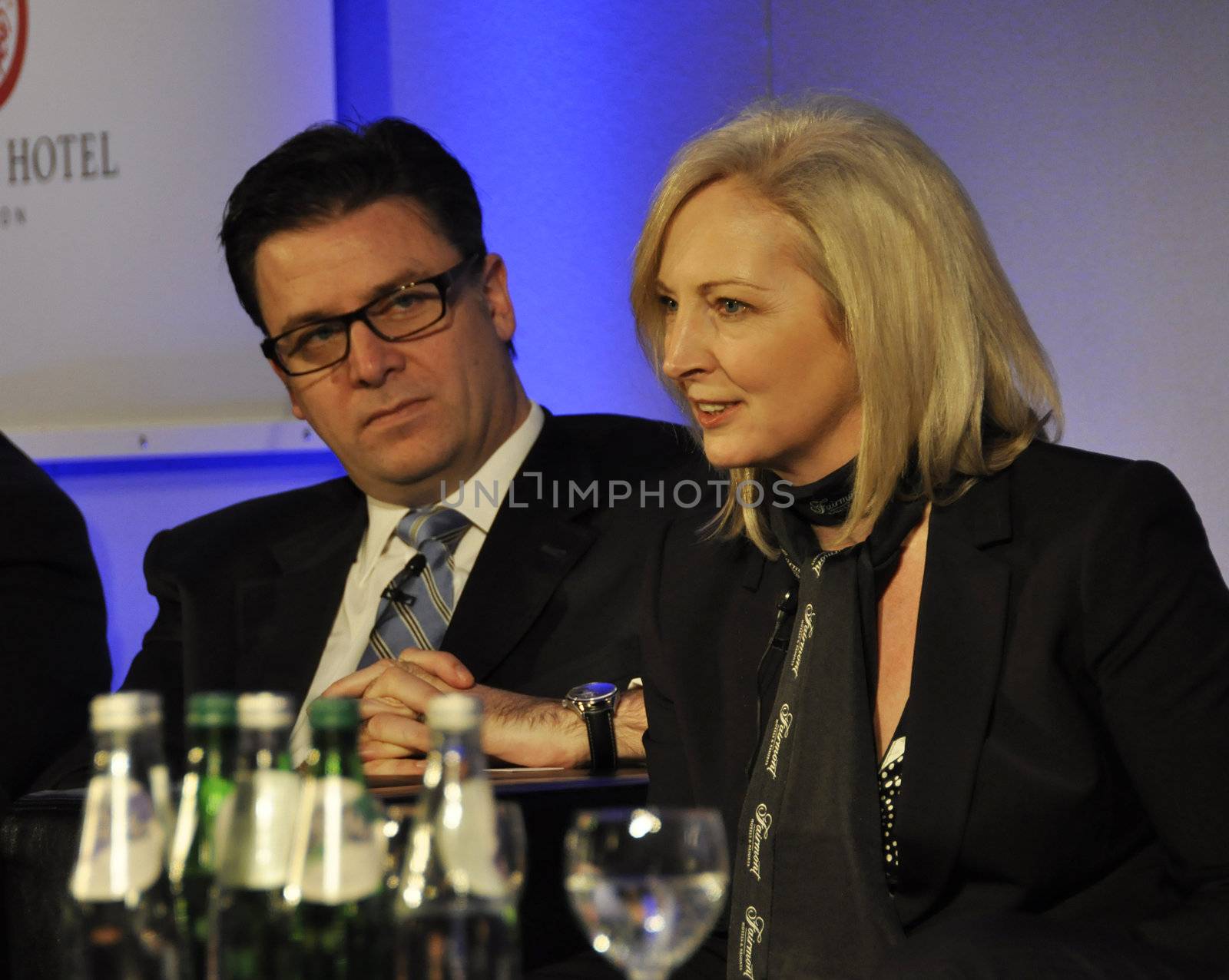 London - UK, January 30, 2012: Andrea Torrance during the 59th UICH les Clefs d'Or International Congress at the Sheraton Park Lane