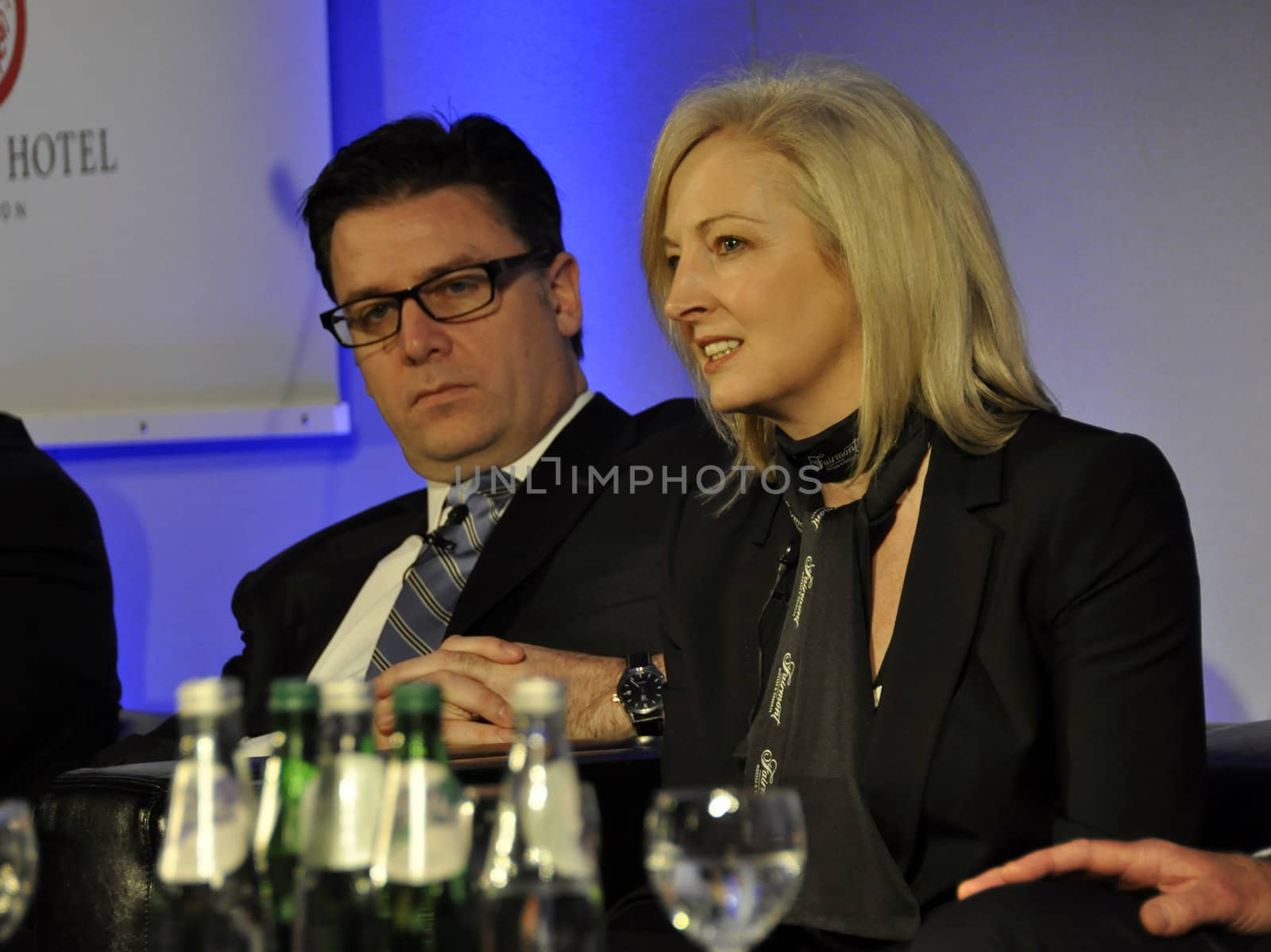 London - UK, January 30, 2012: Andrea Torrance at the 59th UICH les Clefs d'Or International Congress at the Sheraton Park Lane