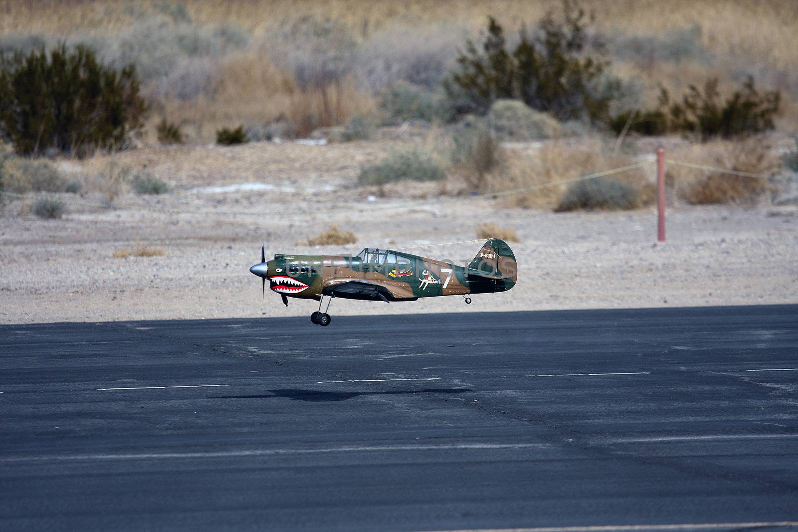 RC plane landing by GunterNezhoda