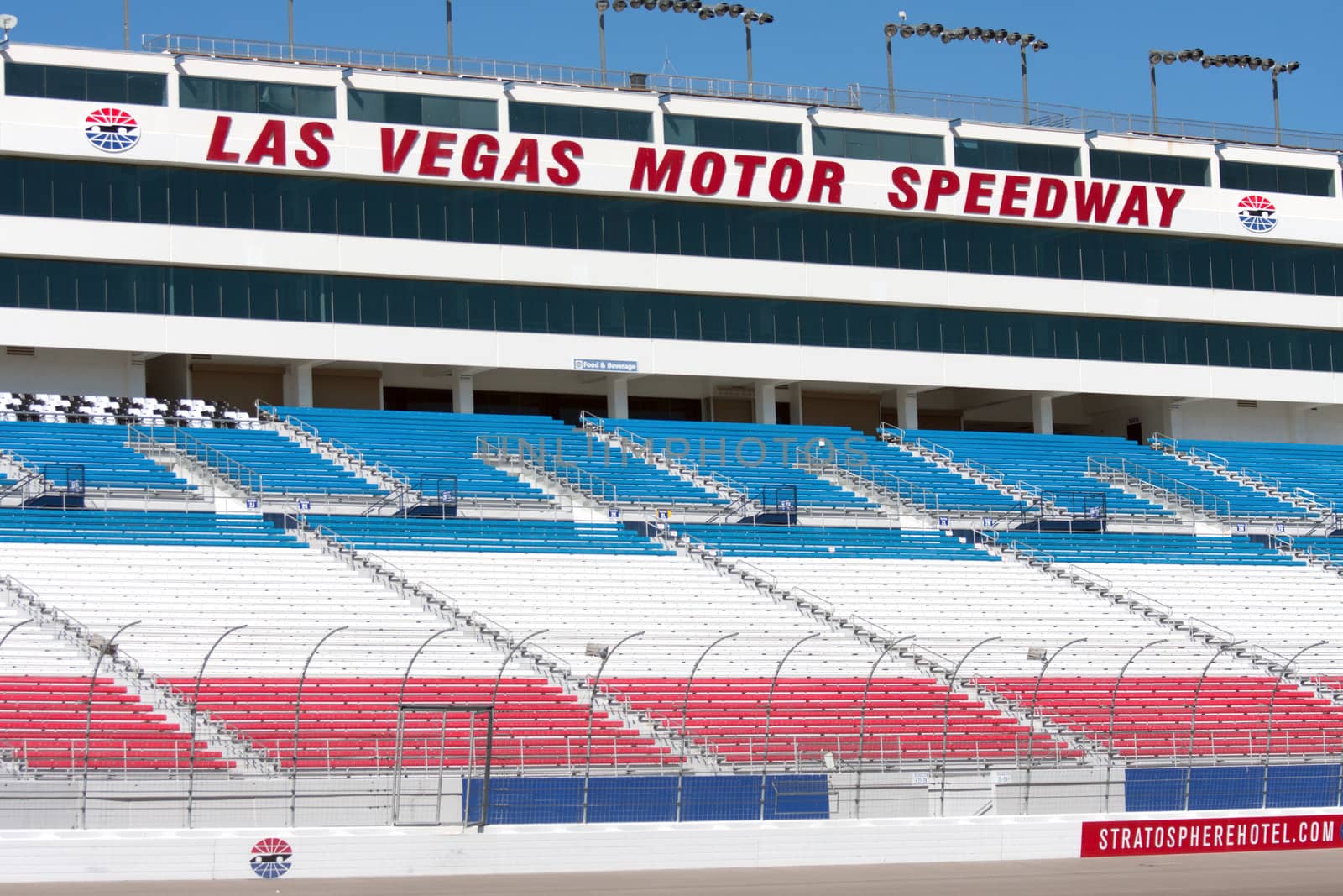 Las Vegas Speedway Grandstands by GunterNezhoda