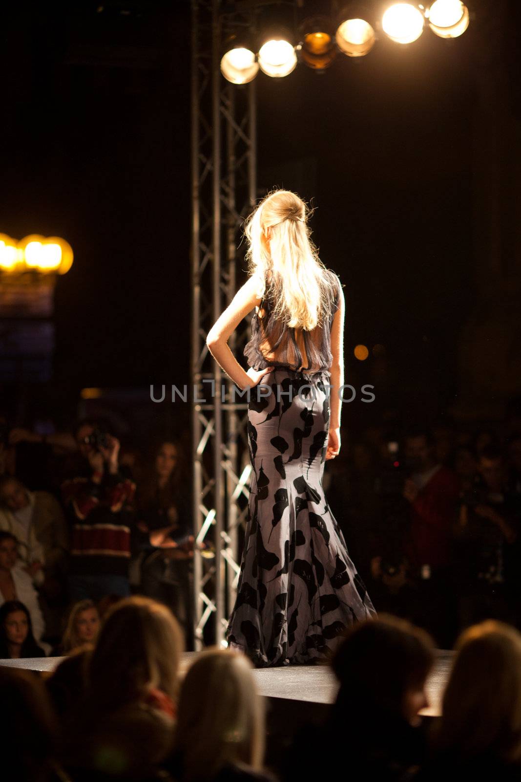 PRAGUE-SEPTEMBER 24: A model walks the runway during the 2011 au by jannyjus