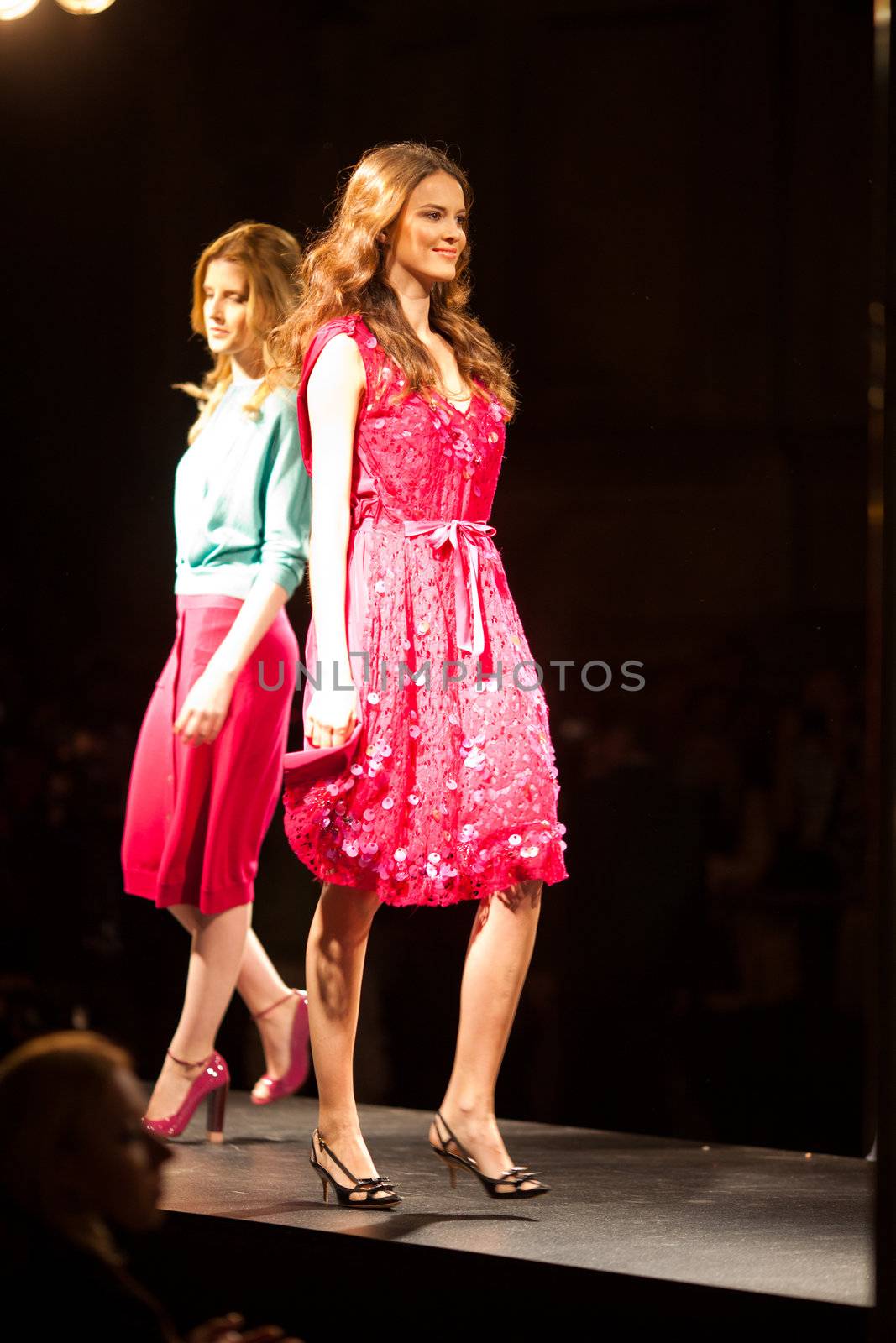 PRAGUE-SEPTEMBER 24: A model walks the runway during the 2011 au by jannyjus