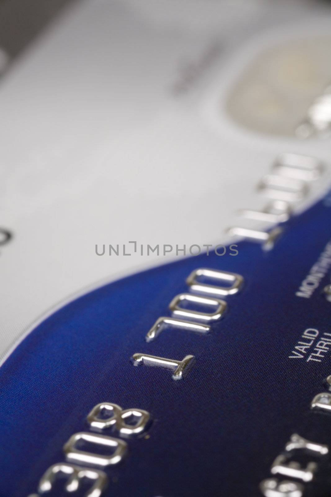 Credit card as a background on a financial theme