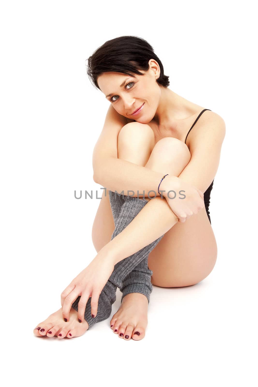 An image of a pretty relaxing woman