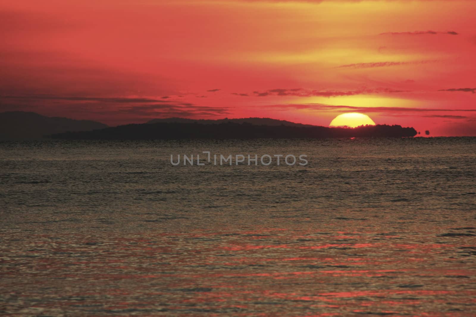 Sunrise at Koh Rong island, Cambodia, Southeast Asia
