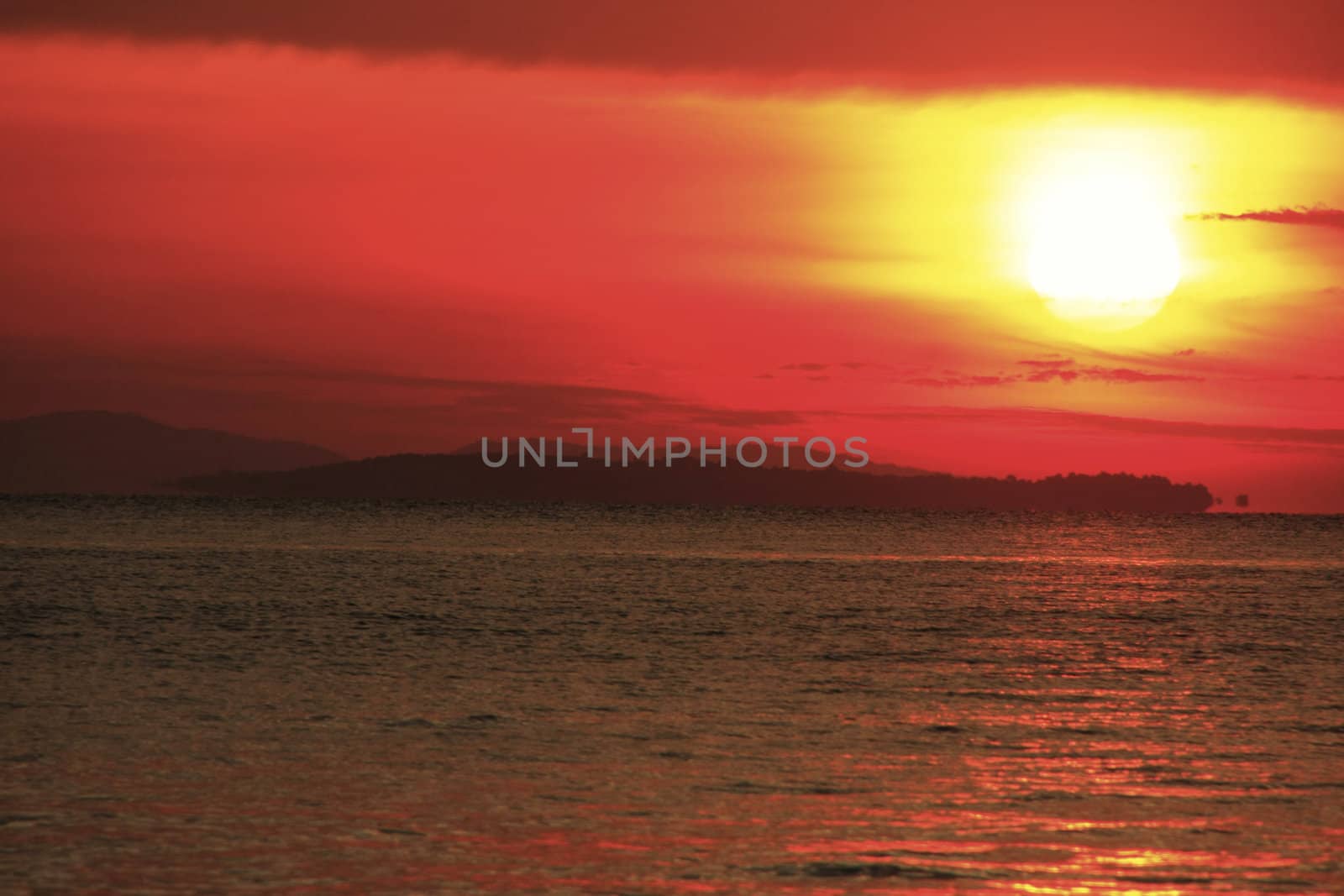 Sunrise at Koh Rong island, Cambodia, Southeast Asia