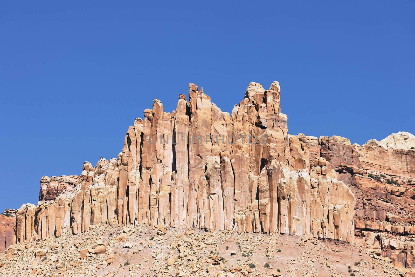 The Castle Rock formation, Capital Reef National Park, Utah 