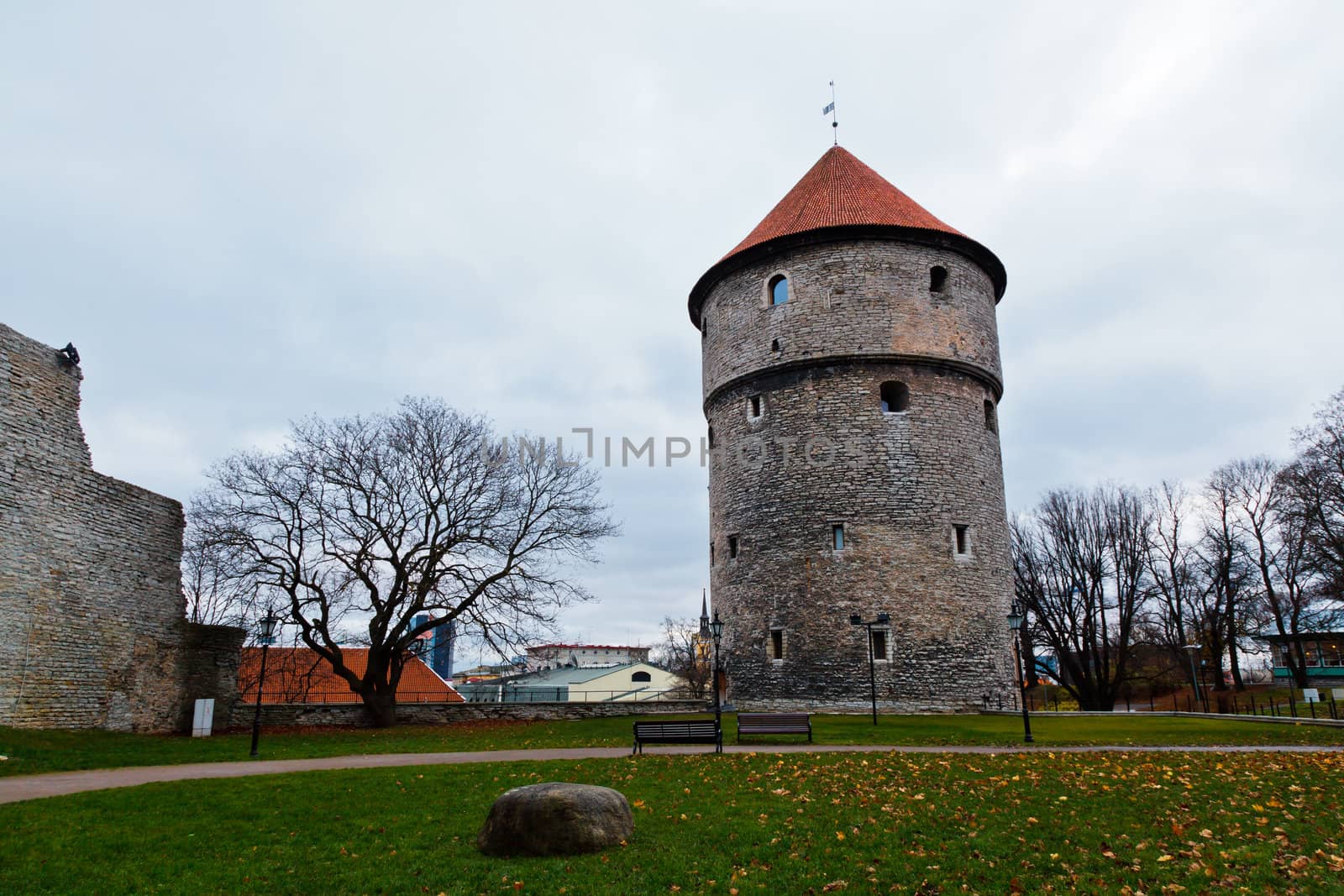 City Wall and Towers of Old Tallinn, Estonia