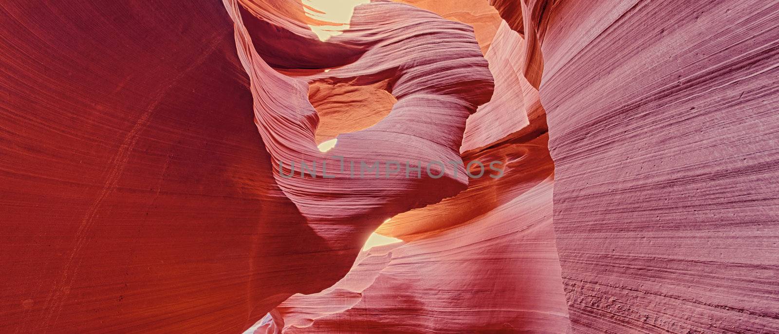 panoramic antelope canyon by vwalakte