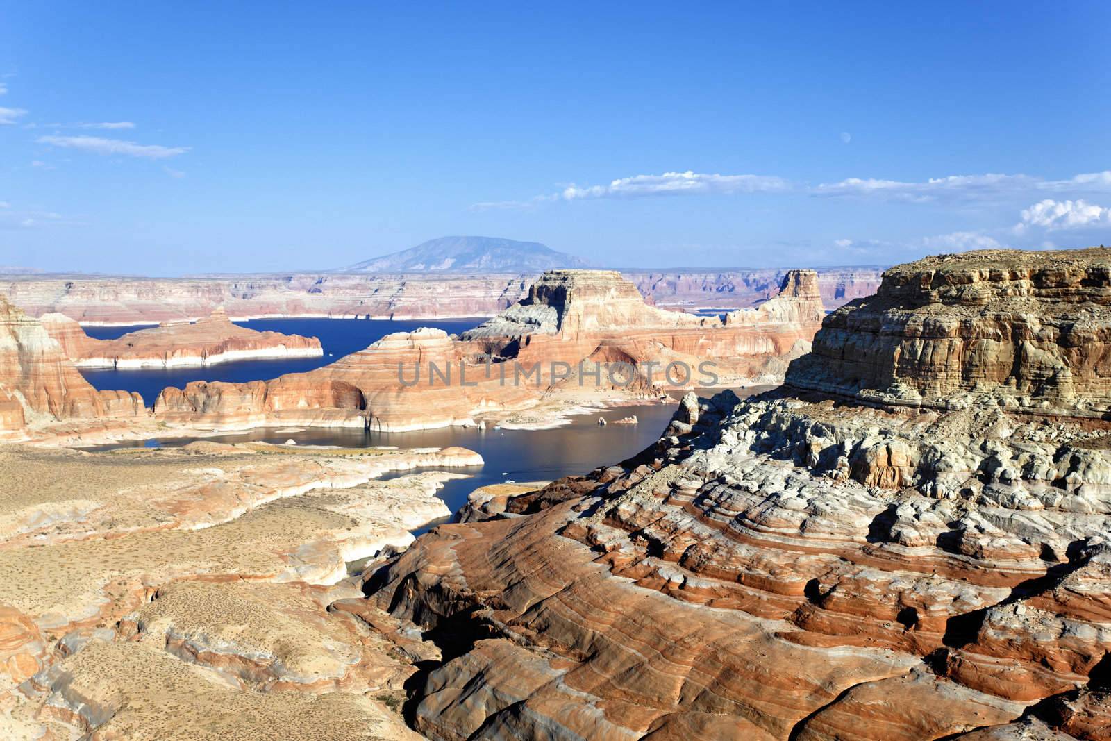 landscape of the lake Powell, Arizona