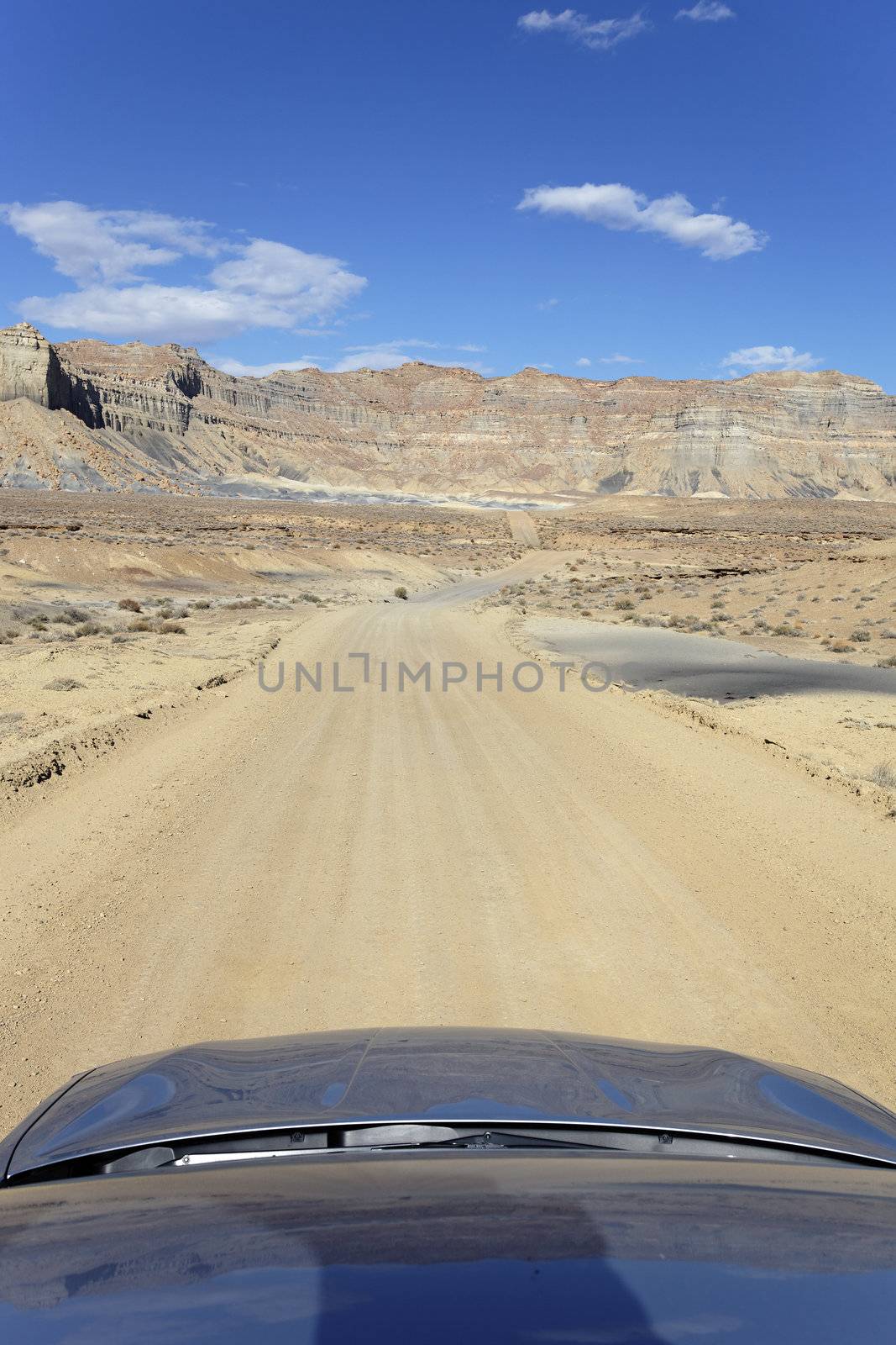 Desert landscape in Page, Arizona 