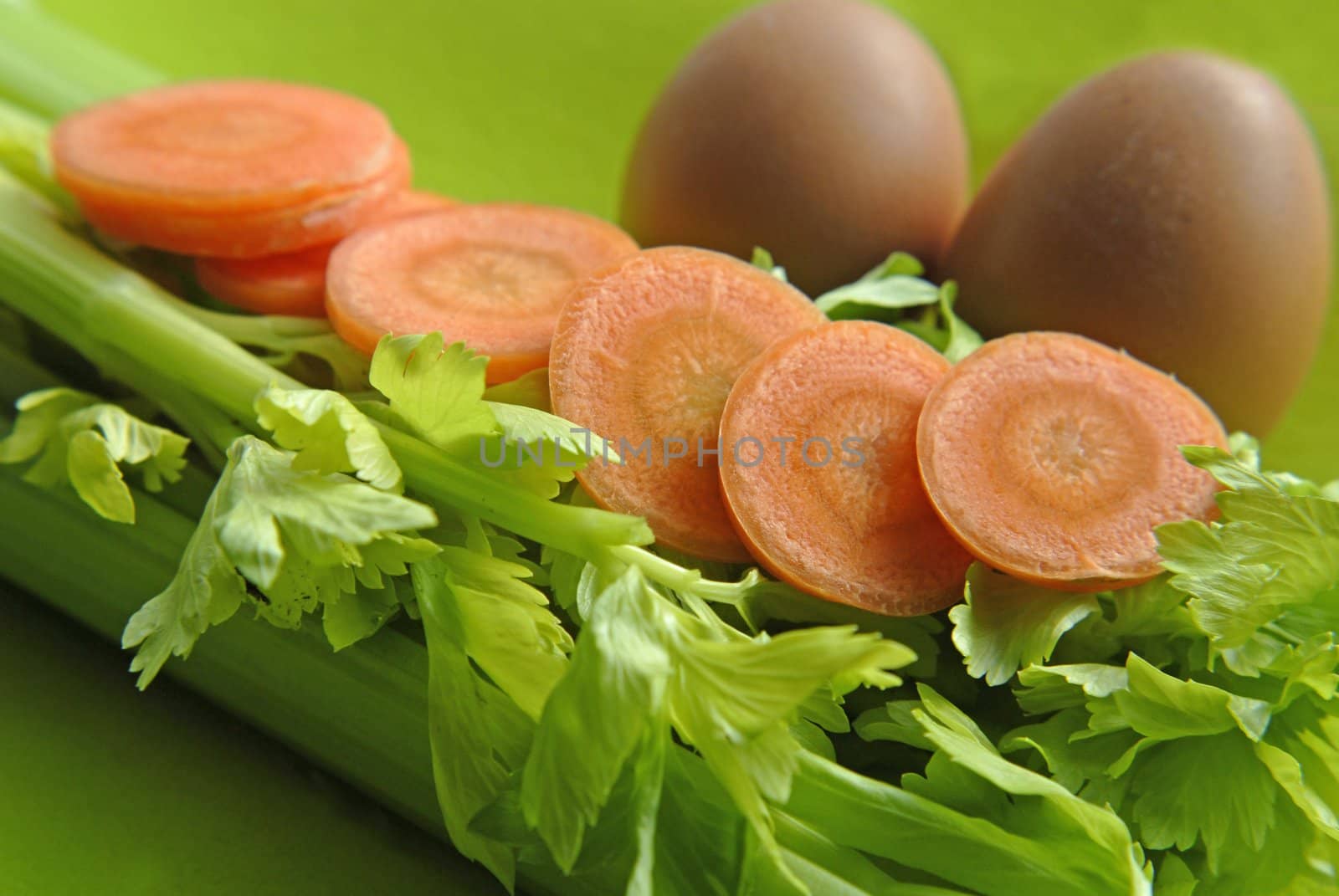 egg,carrot and celery by severija