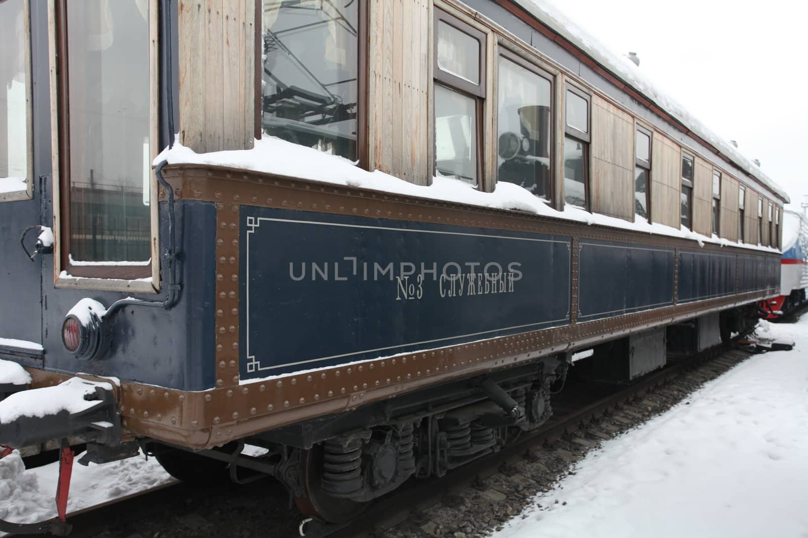 old passenger wagon, a fragment