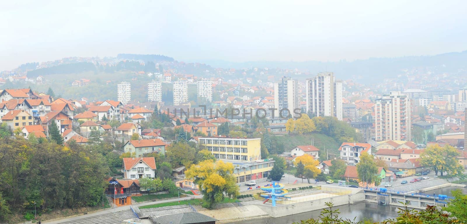 Uzice  is a city and municipality in western Serbia, located at the banks of the Detinja river.