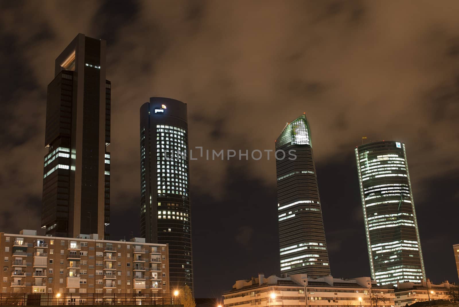 Four towers business area. by angelsimon