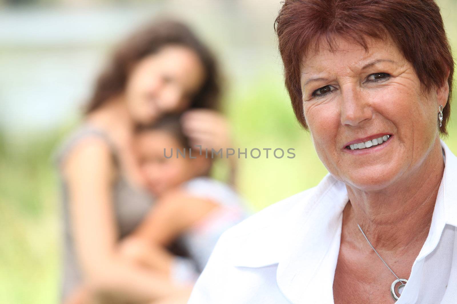 Portrait of a grandmother