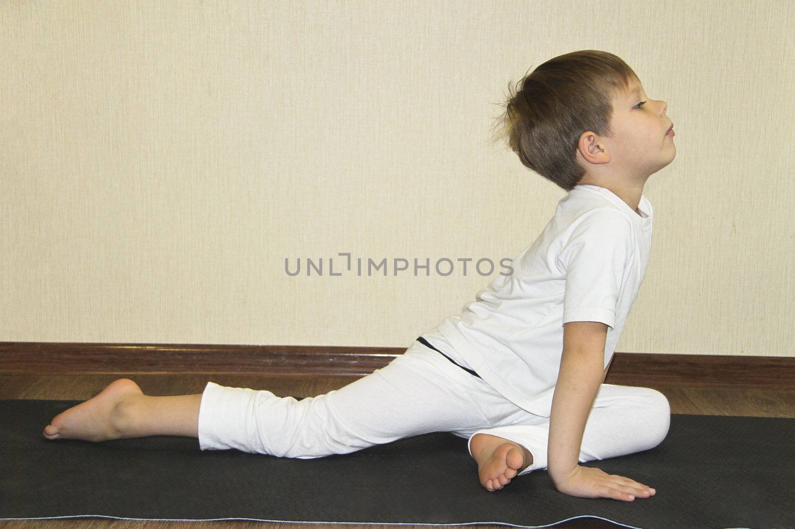 Baby yoga at home