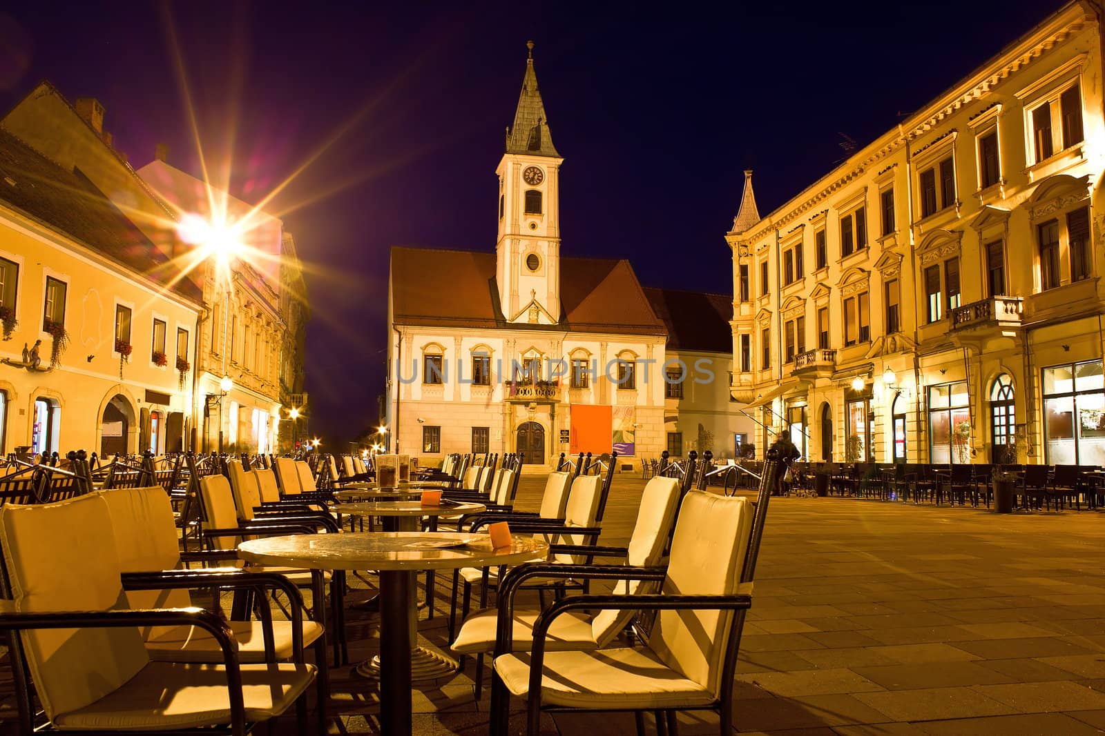 Baroque town of Varazdin city center by xbrchx