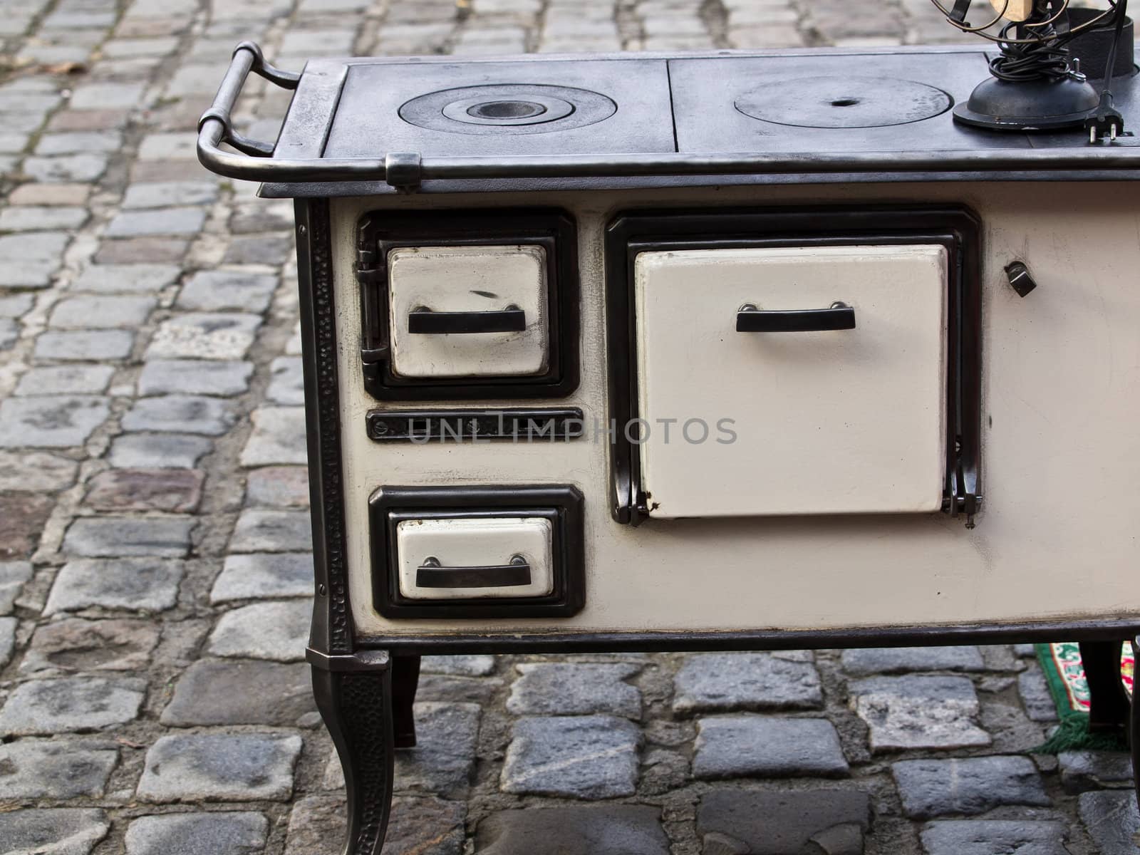 old cooking stove presented on the open market