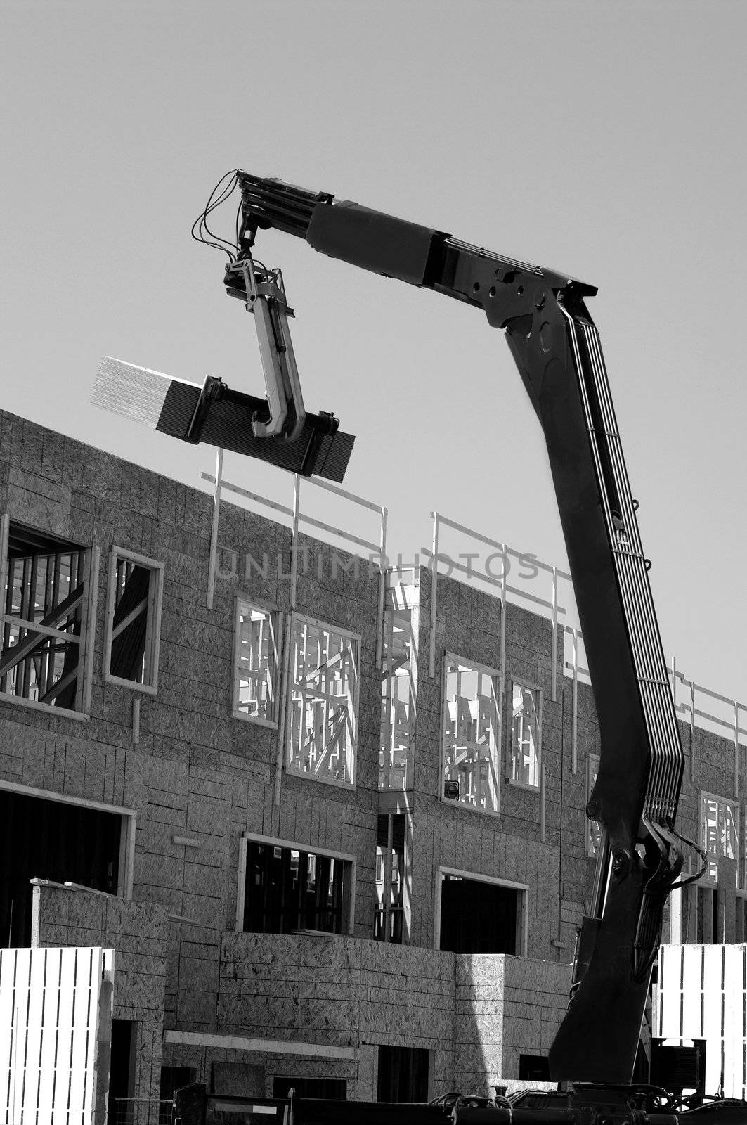 heavy machinery industrial crane derrick hoist construction building raw material 