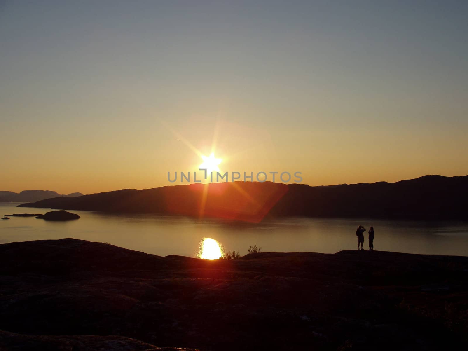 midnight sun in Alta      