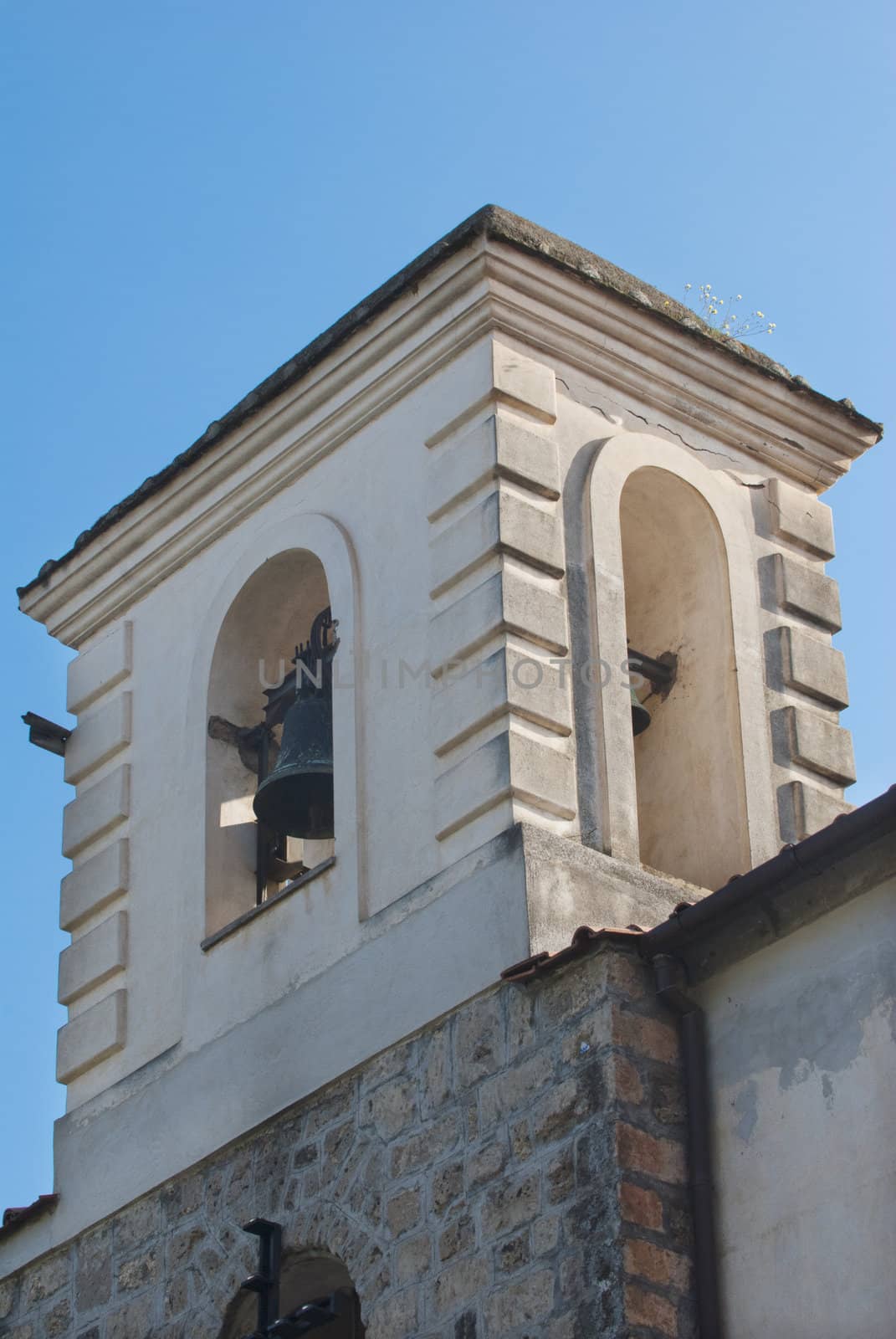 Bell tower for church, Sorrento Italy