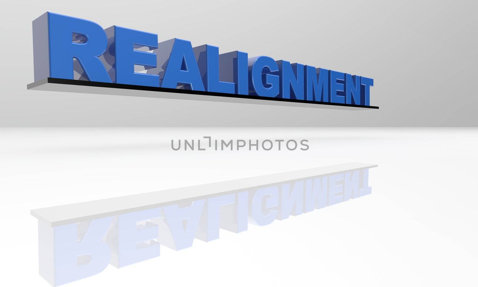 Realignment 3D Text - XXXL by jeremywhat