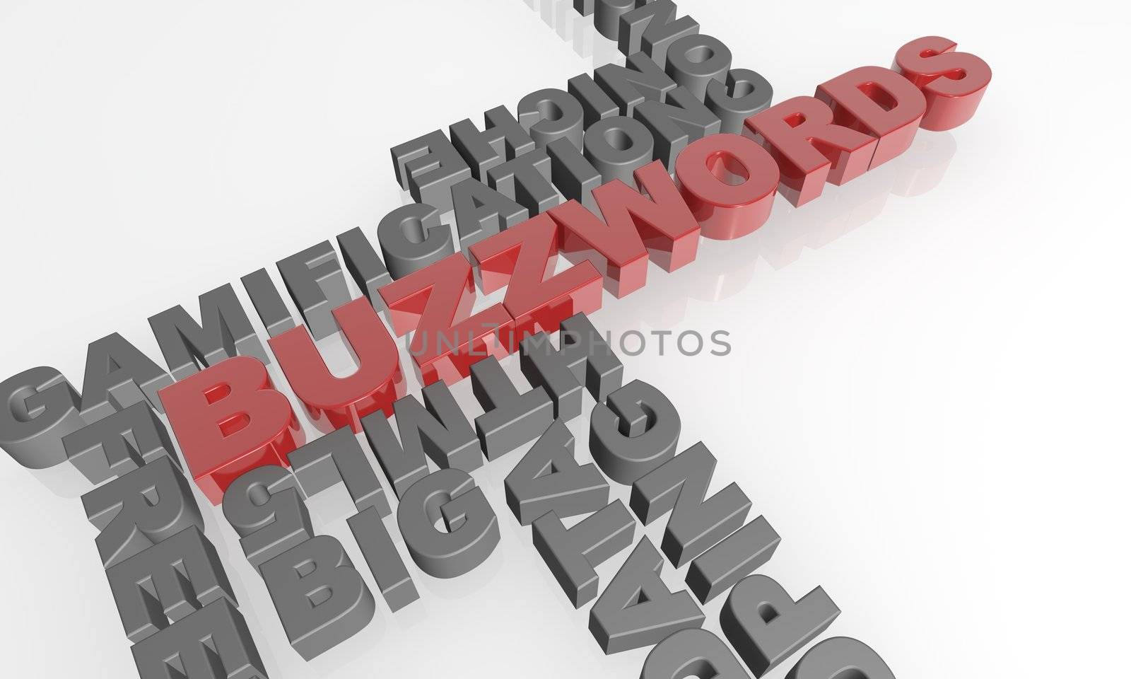 high quality three dimensional text. Great for business presentations and print materials.