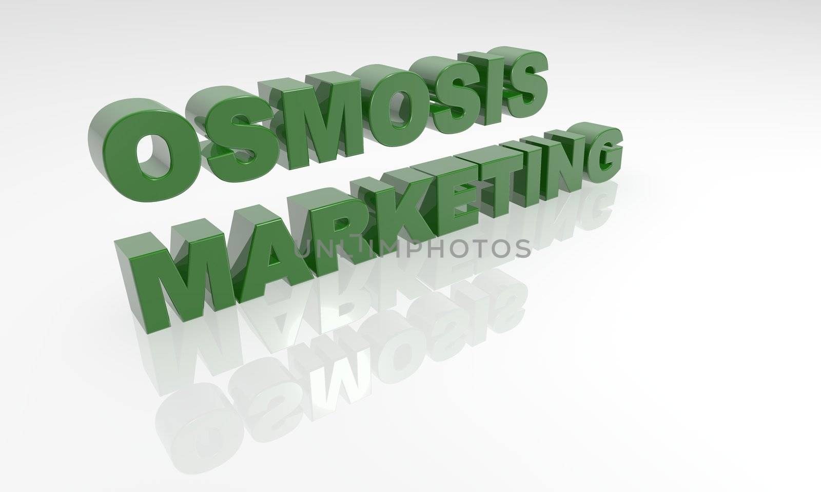 Osmosis Marketing 3D text - XXXL by jeremywhat