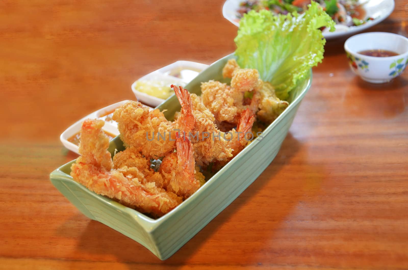 Fried prawn by rakratchada