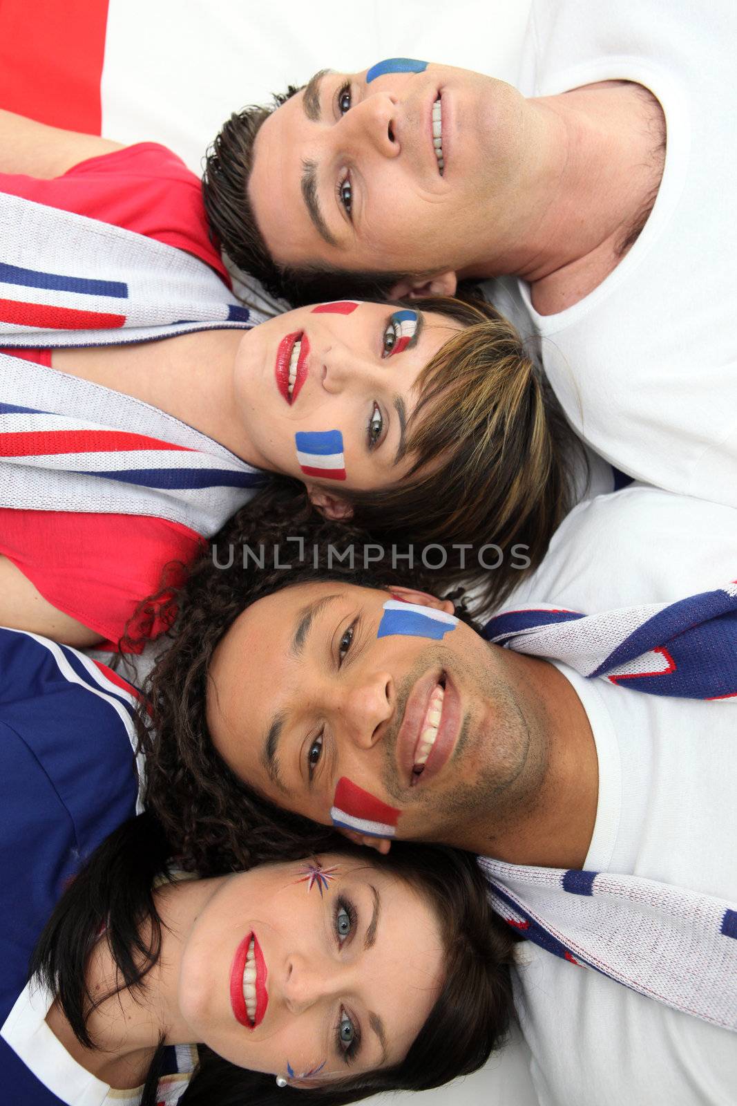 French football supporters by phovoir