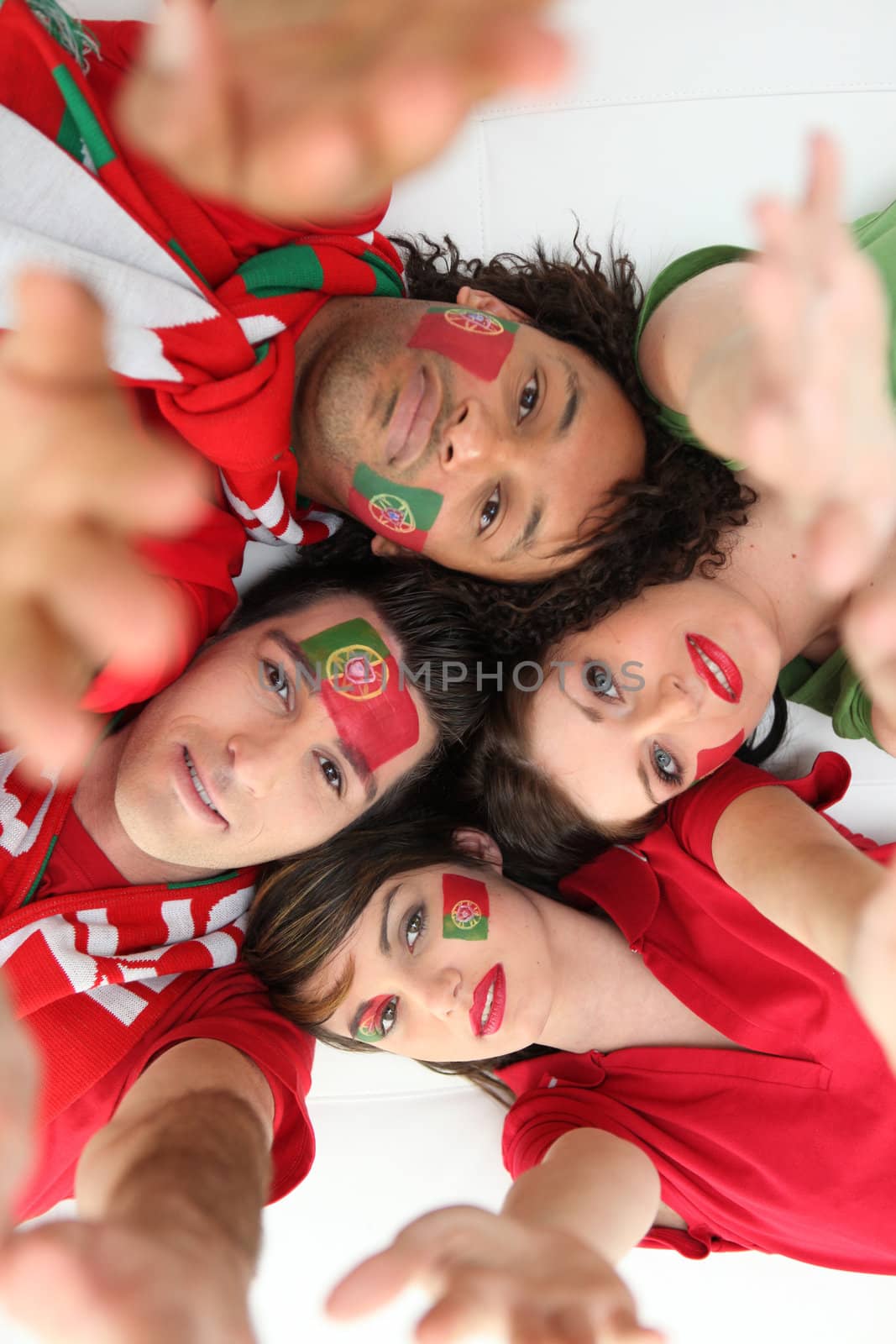 Portuguese football supporters by phovoir