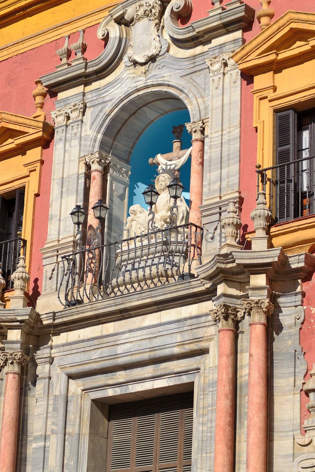 old historic church in Malaga