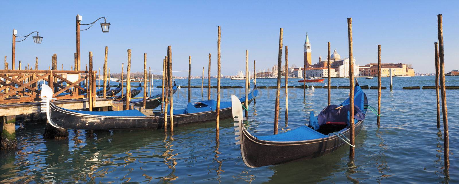 San Giorgio Maggiore island in Venice by vwalakte