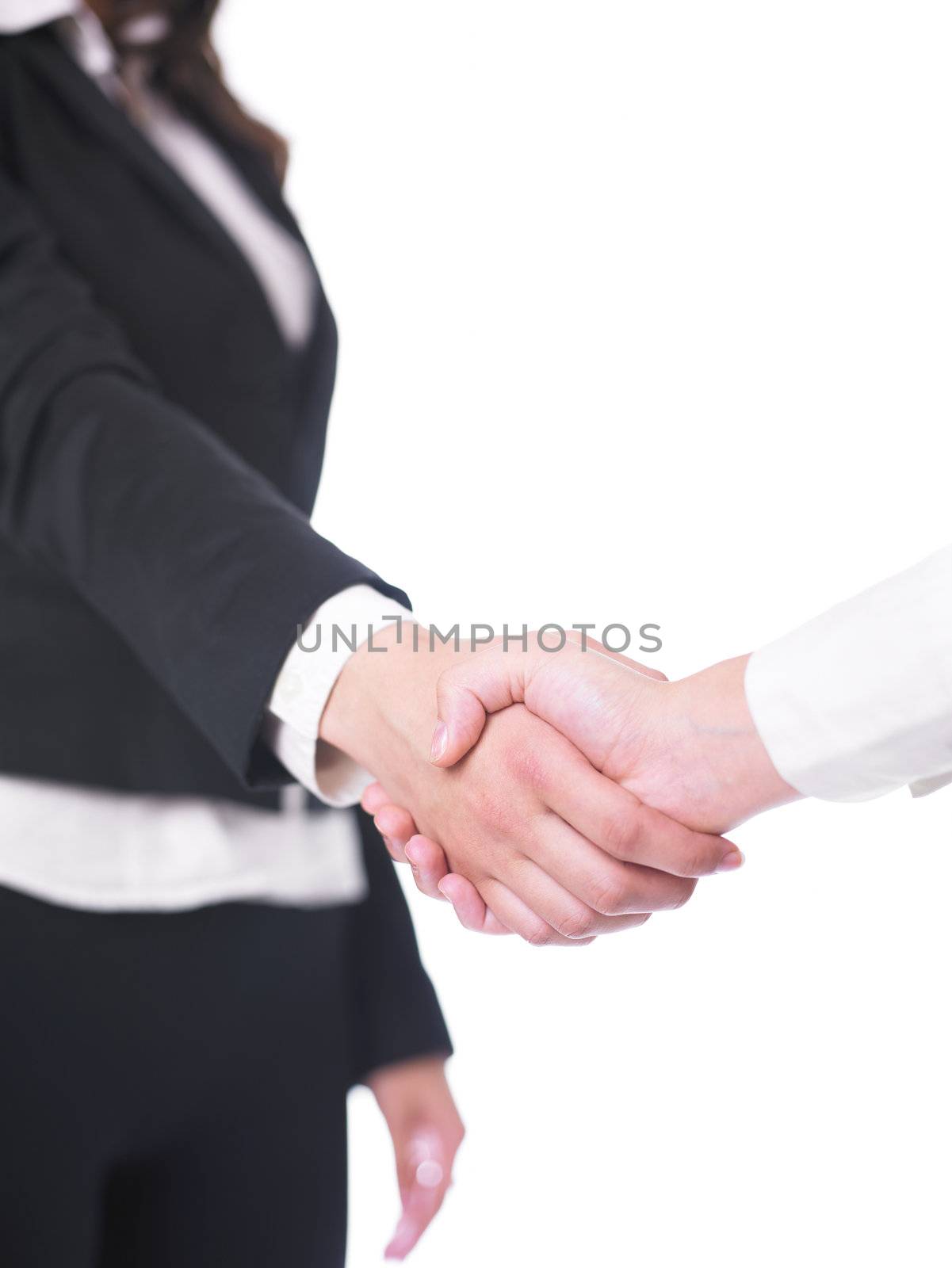 Handshake Handshaking isolate on white