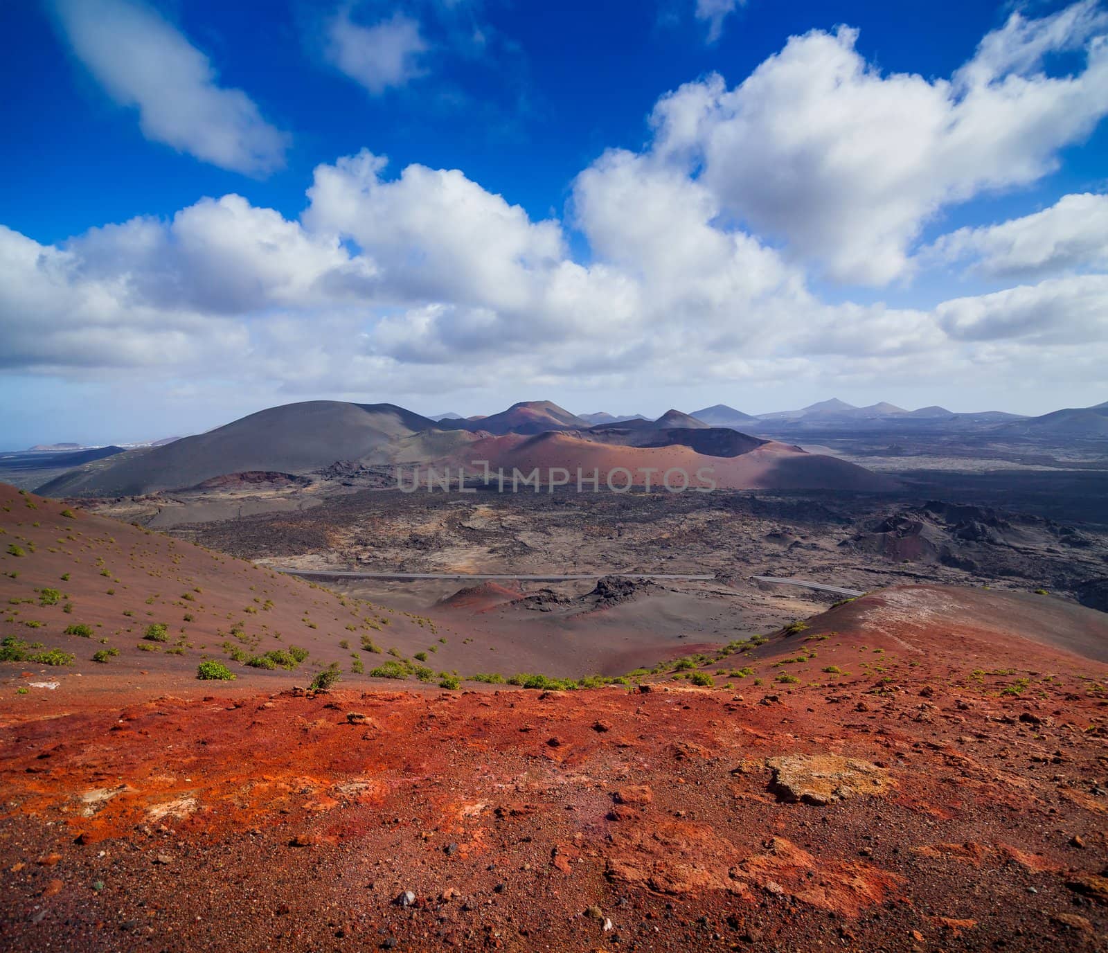 Mountains of fire,Timanfaya National Park in Lanzarote Island