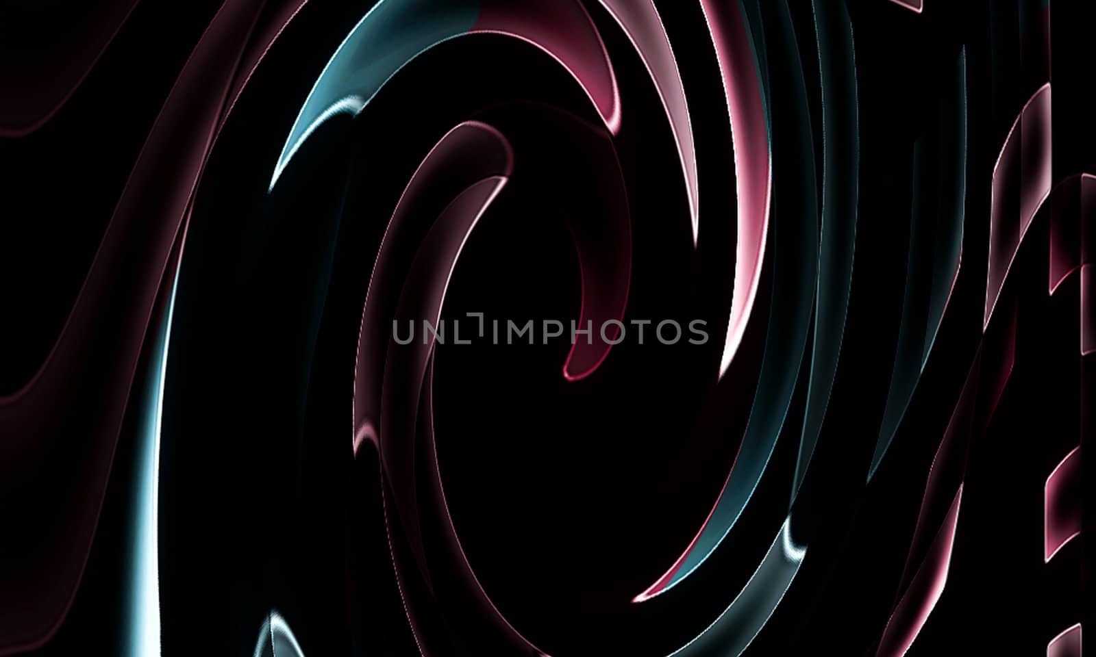 Colorful rendered fractal design (abstract background)