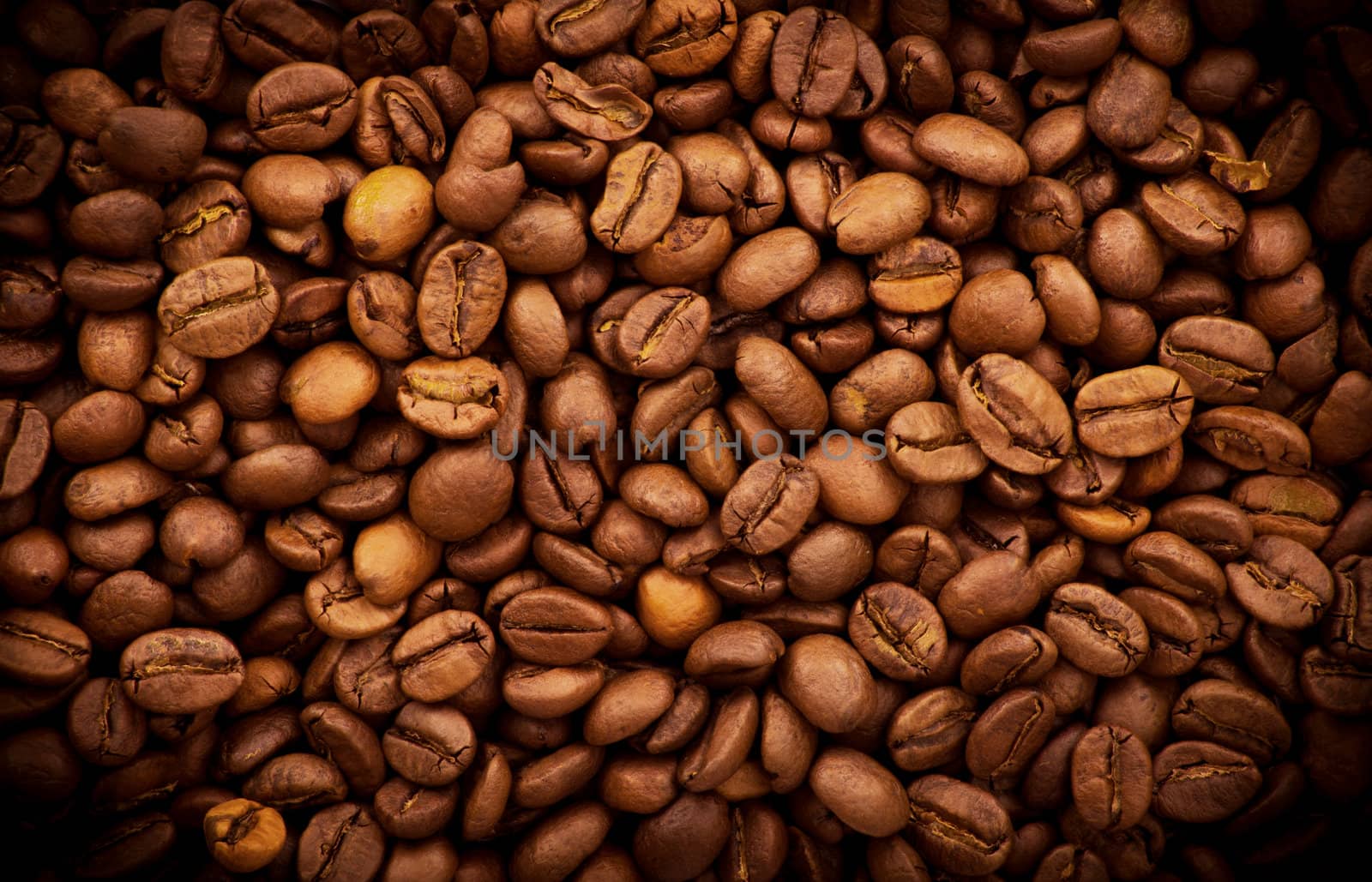 Coffee beans background
