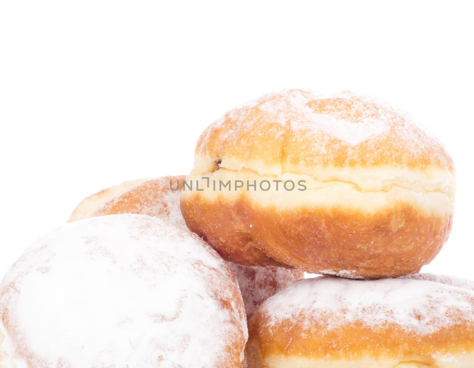 Donuts isolated on a white background